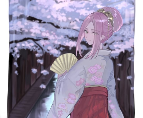 綺麗で目を引くイラスト制作します 商用利用可能！アイコン・動画サムネイル・キャラクターデザイン イメージ1