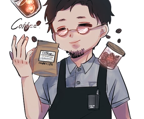 SNSで使用できるアイコン描きます SNSで使用できる、丸っこいキャラアイコンが得意です☺︎ イメージ1