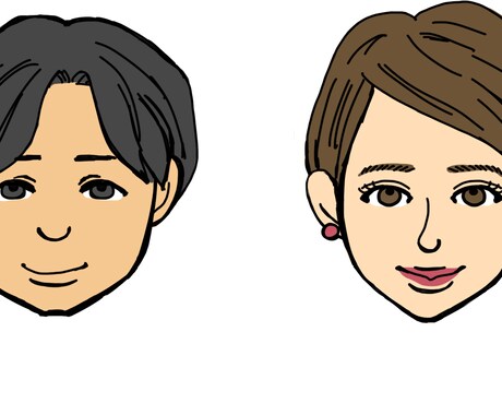 似顔絵アイコン作成します SNSなどに使用できるアイコン作成致します！ イメージ2