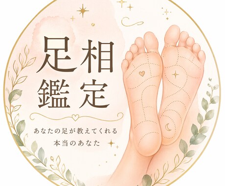 足相☪️足からあなたの強みや才能を読み解きます 手相ならぬ足相！足指の形や足のトラブルにも意味があります イメージ1