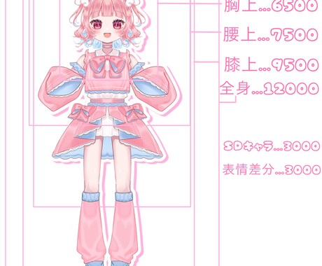 VTuber1枚絵、オリキャラアイコンなど描きます 厚塗りでSNSで使えるアイコンを作成します！ イメージ2