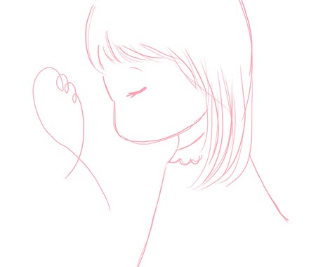 線だけのイラストをオーダーメイドいたします 線だけで書くゆるふわイラストを作成いたします！ イメージ2