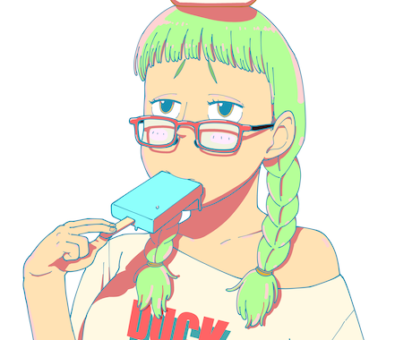 ポップでかわいいイラストを作成いたします イメージ1