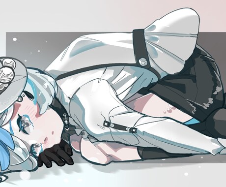 商用・著作権可　イラスト全般描きます ラフ2案・おまかせ可！血、人外可！モノクロorカラー イメージ2
