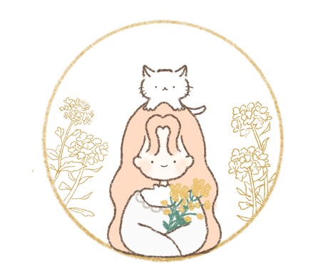 商用OK！【5名様限定価格】ゆるアイコン描きます 好印象ブログに◎優しさ伝わる癒しアイコン作成します。 イメージ1