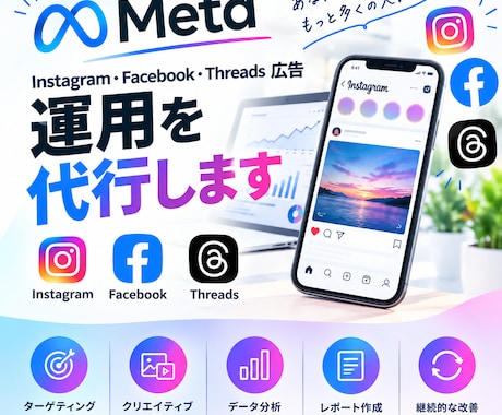 Meta広告の運用を代行します イメージ1