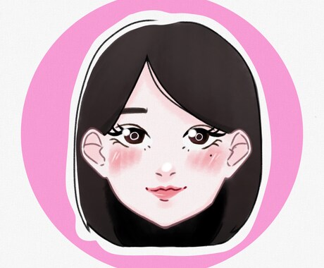きゅるふわ女の子のアイコン描きます 可愛い女の子、あなたのアイコンにしませんか？ イメージ2