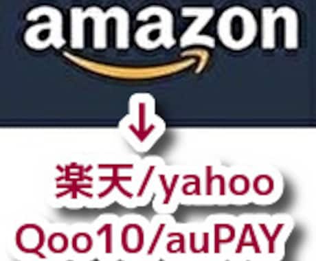 AmazonのFBA在庫を自動的に販路拡大します 楽天・yahoo・Qoo10・auPAYに自動的に販売可能！ イメージ1