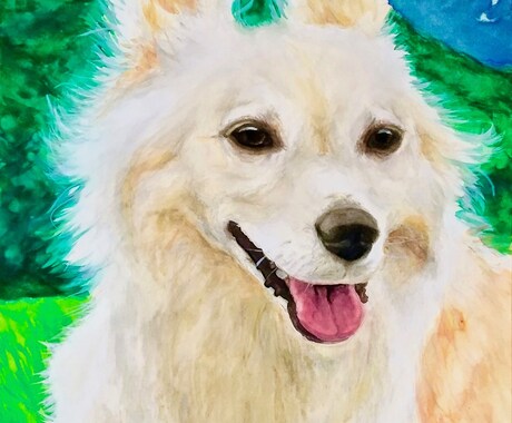 チャネリング似顔絵　魂にコミットした似顔絵描きます 波動上昇サポート似顔絵＊色紙orキャンバスで飾れる水彩画 イメージ2