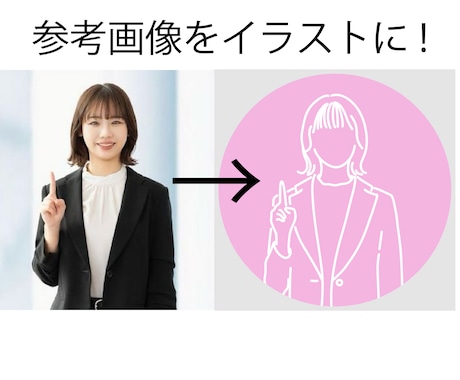 おしゃれでシンプルなSNSアイコン描きます 目を惹くアイコン！5名まで￥2,000。(商用利用込み) イメージ2