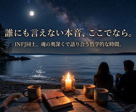 あなたの「言葉にならない本音」の鏡になります 孤独な夜に。哲学的な対話を通して、内なる声を探しませんか。 イメージ1