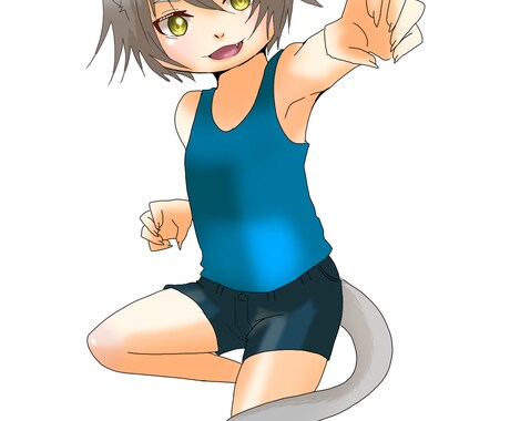 ケモミミ・尻尾ありの可愛いショタ・ロリ描きます 3日で納入！かわいいケモミミちゃん描きます！ イメージ2