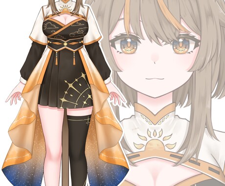 あなた好みのVtuberモデル作成します パーツ分けイラストのみ/モデリングのみでもOK！ イメージ2
