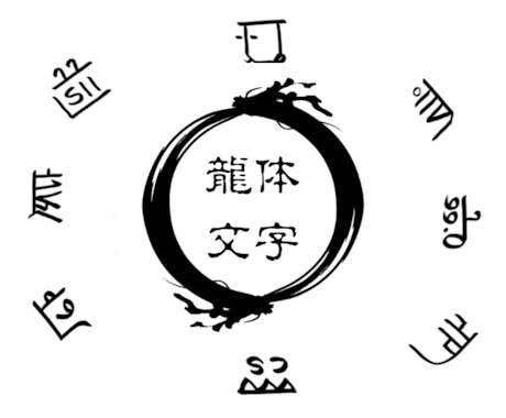 神様からの贈り物。あなたの“名前”をお守りにします あなたの“名前”を龍体文字に変換してお渡し イメージ1