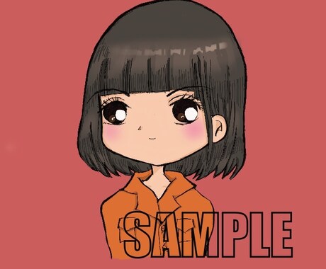 漫画風、可愛い系のイラストを描きます あなた用のイラストを描きます！ イメージ2