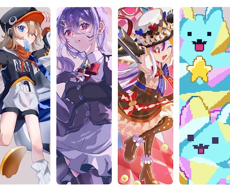 キャラクターデザインや一枚絵を描きます 印象に残るあなただけのキャラクター、イラスト イメージ1
