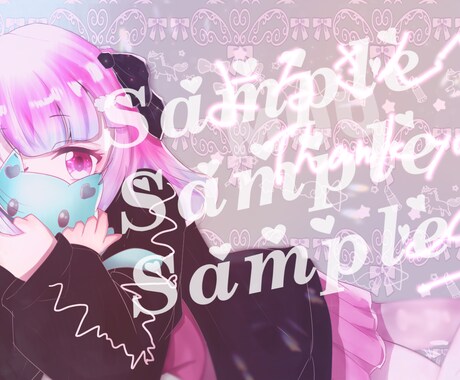 動画サムネイル,アイコン,夢絵,ペア画など描きます きらきらゆめかわいい絵柄☆デフォルメ等身選べます✐☡ イメージ2