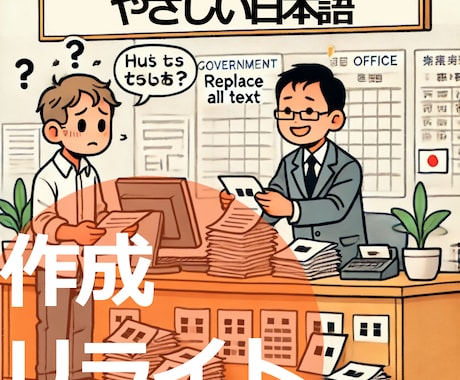 やさしい日本語で外国人や高齢者に伝わる文章にします 日本語非ネイティブやお年寄り・子供向けのチラシを作成したい人 イメージ1