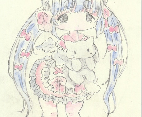 女の子のイラスト描きます 可愛い系のイラストを中心に描きます。 イメージ2