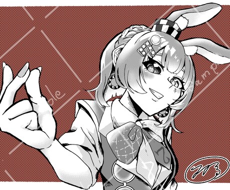 漫画風のイラスト承ります 少年漫画風のかっこ可愛いデザインです イメージ2