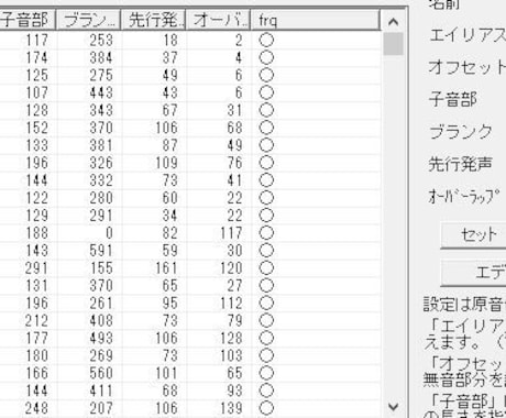 UTAU原音設定します 原音設定のやり方がわからない！面倒くさい！という方へ♪ イメージ2