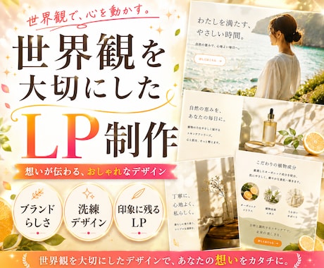 集客につながるおしゃれなLP制作します ラフ3案×修正8回無料｜夫婦2人で男女両テイスト対応 イメージ1
