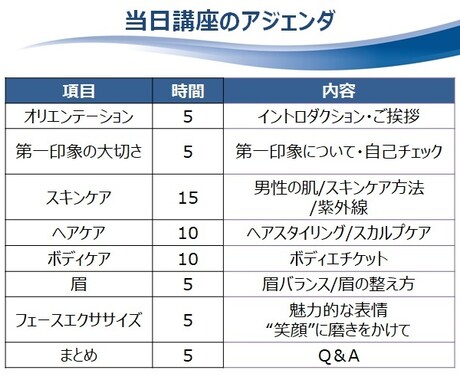 大手化粧品メーカー伝授！身だしなみ講座を実施します スキンケア・ヘアケア・フェイスエクササイズまで完全網羅 イメージ2