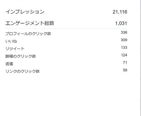 あなたのツイッター1ヶ月間徹底的にコンサルします インプレッション・フォロワー増 イメージ2
