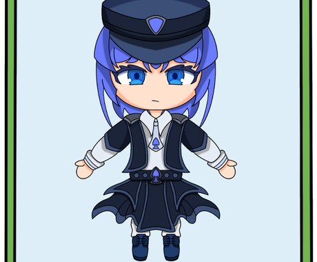 かわいい女の子ミニキャラアイコン描きます あなただけの可愛いミニキャラ作ります イメージ2
