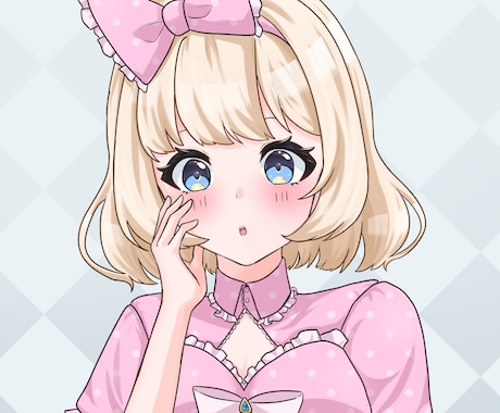 可愛い女の子のアイコンイラスト描きます 何度でも修正OK！SNS・LINE等様々な用途で使用可能！ イメージ1