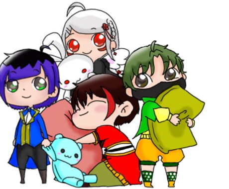 SDキャラクター描きます 配信用やアイコンようにSDキャラを制作します イメージ2