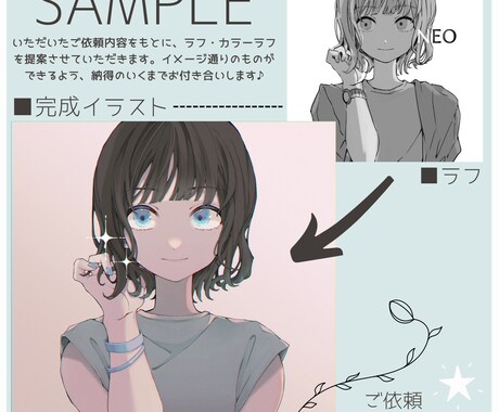 あなただけのアイコンをお描きします 雰囲気のある高クオリティなキャラクターアイコン⭐︎ イメージ2