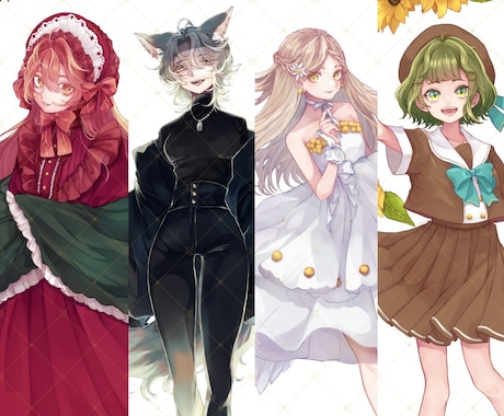 コスパ重視、最高品質のイラストをお届けしますます 気品と彩りを宿すキャラクターを描きます イメージ2