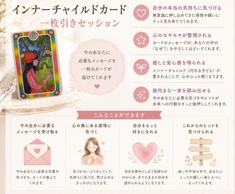 インナーチャイルドカードで内なる子どもを癒やします 心の扉を開くインナーチャイルドの声をあなたに届けます イメージ1