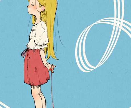 絵本のような世界観のイラストを制作します まるで物語の1ページのような1枚を イメージ1