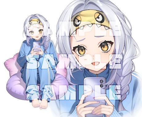 アイコン、立ち絵、一枚絵等イラストを作成します あなたの理想のイラストを作成いたします イメージ2