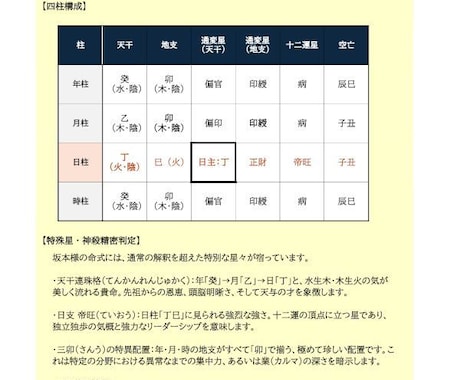 貴方の未来を照らす鑑定書「宿命の伝記」を執筆します あなたの命式から運気を精緻に分析して未来への助言を贈ります イメージ2