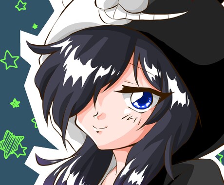 SNS用アイコンイラスト描きます パキッとしたカラーイラストお描きします！ イメージ2