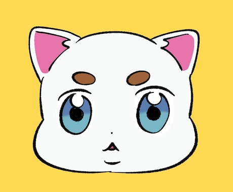 愛猫ちゃんのキュートなアイコン受付中でございます 猫漫画家による猫好きにはぴったりのシュールなイラストです イメージ2