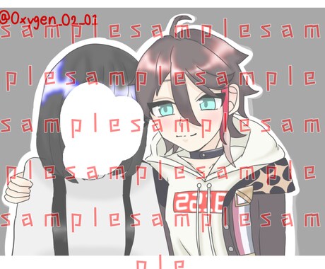 アイコン・夢絵・サムネ等様々なイラストを描きます リクエストしてくれた絵柄でかけます！！ イメージ2