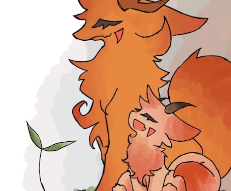 かわいい・かっこいいケモノを描きます 立ち絵、アイコン、TRPGなど！ イメージ1