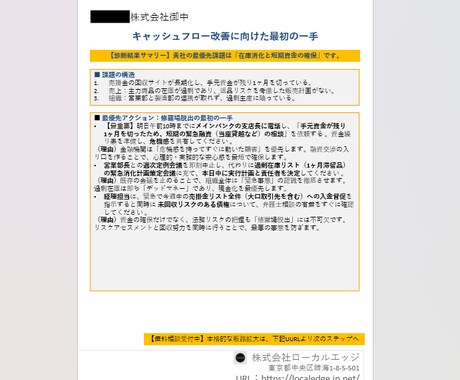 緊急3000円｜修羅場脱出の最初の一手を診断します クイック対応！経営の行き詰まりを即座に整理 イメージ2