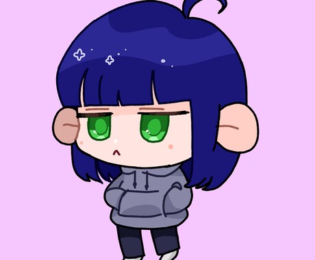 ちみっちゃくて可愛いミニキャラ描きます ころころ可愛らしいテイストで2頭身イラスト♪ イメージ2
