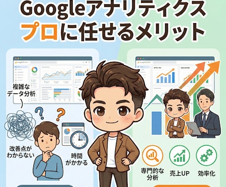 GA4設定代行！Google認定プロが設定します Googleアナリティクス新規特別価格！プロに任せて楽ちん！ イメージ2