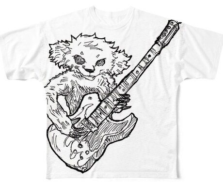 動物をアメコミ風クリーチャーデザインにします 線画と軽い墨入れのみですがインパクトのあるクリーチャーを制作 イメージ2