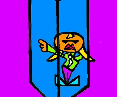 ポップでトリックアートなキャラクターつくります ポップでトリックアートなキャラクター イメージ2