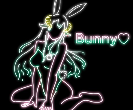 オリジナルのネオンサインを作成いたします 配信画面やサムネイルに使用いただけるネオンサインを制作します イメージ2
