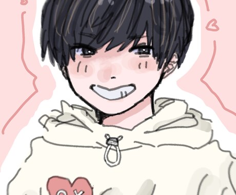 似顔絵やアイコン等のイラストを描きます 番号で絵柄を選んでいただき、描いて欲しい構図等受け付けます。 イメージ2