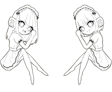 ミニキャラなど可愛いらしいSNSアイコン描きます 2~5頭身のかわいらしいミニキャラなどの絵が描けます！！ イメージ2