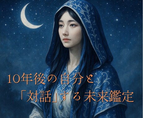 10年後の自分と「対話」する未来鑑定をします 未来の私と対話、後悔しない人生へ。 イメージ1